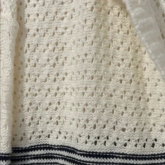 Heartloom Cream and Black Striped Sweater - Picture 3 of 7